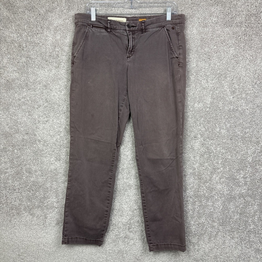 Anthropologie Pilcro Letterpress Pants Hyphen Womens Size 29 Plum